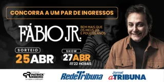 Imagem ilustrativa da imagem FÁBIO JR | Promoção jornal A Tribuna