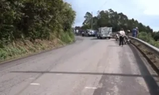 Imagem ilustrativa da imagem Lavrador morre após ser atingido por carreta desgovernada na Região Serrana