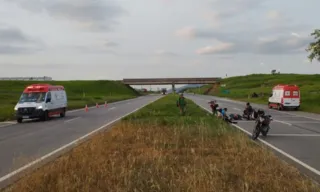 Imagem ilustrativa da imagem Motociclistas ficam feridos após atropelarem cavalo em rodovia do ES