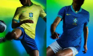 Imagem ilustrativa da imagem Nike apresenta nova camisa da seleção brasileira