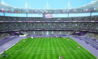 Imagem ilustrativa da imagem Pista de atletismo em Paris será roxa e projetada com foco em quebra de recordes