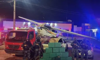 Imagem ilustrativa da imagem Polícia Militar apreende avião e 460 kg de droga em Mato Grosso