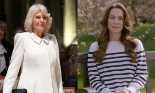 Imagem ilustrativa da imagem Rainha Camilla diz que Kate está 'emocionada com o apoio' após revelar câncer