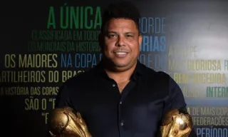 Imagem ilustrativa da imagem Ronaldo monta seleção ideal com Pelé, Messi e CR7 e diz ser fã de Bellingham