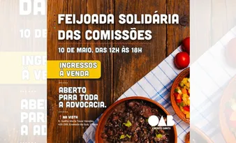 Imagem ilustrativa da imagem OAB-ES realiza 1ª edição da Feijoada Solidária