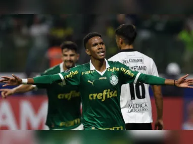 Imagem ilustrativa da imagem Estêvão é a aposta do Palmeiras para reagir no Brasileirão contra o Cuiabá