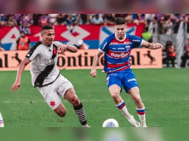 Imagem ilustrativa da imagem Fortaleza controla partida, mas fica no sem gols com o Vasco na Copa do Brasil
