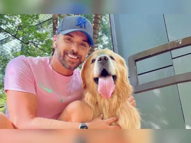 João Fantazzini recebeu um cão filhote da raça golden retriever de presente. Há dois meses, ele perdeu Joca