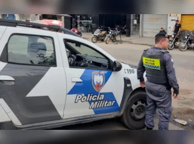 Policial foi atingido após ser surpreendido por dois indivíduos em um veículo na estrada de ladeira Grande, em Viana
