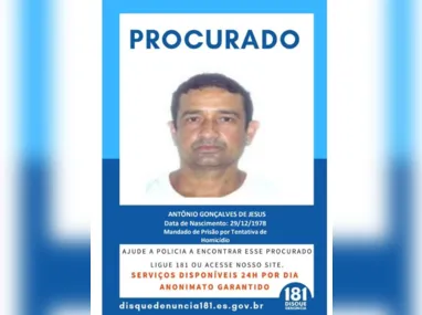 Imagem ilustrativa da imagem Polícia prende homem que figurava em lista de mais procurados de cidade do ES