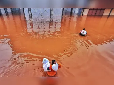 Imagem ilustrativa da imagem Previsão do tempo indica o dobro da média de chuva no RS nos próximos cinco dias