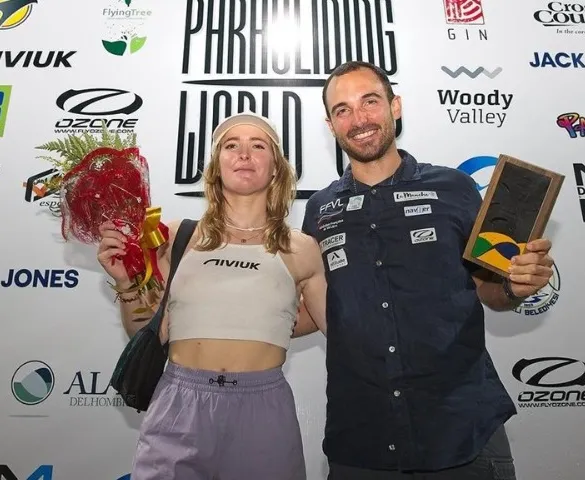 Imagem ilustrativa da imagem Franceses dominam mundial de parapente em Baixo Guandu