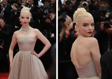 Anya Taylor-Joy no tapete vermelho no Festival de Cannes
