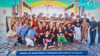 Imagem ilustrativa da imagem Jornal da Band News  em festa: edição especial direto do Recife celebra o São Pedro
