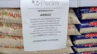 Imagem ilustrativa da imagem Supermercados do ES limitam compra de arroz após tragédia no Rio Grande do Sul