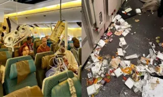 Imagem ilustrativa da imagem Avião faz pouso de emergência na Tailândia; 1 pessoa morreu, e 30 ficaram feridas