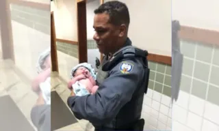 Imagem ilustrativa da imagem Bebê nasce em viatura da Polícia Militar na Serra