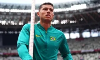 Imagem ilustrativa da imagem Campeão olímpico em 2016, Thiago Braz é suspenso por doping e está fora de Paris