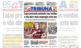 Imagem ilustrativa da imagem Confira os destaques do jornal A Tribuna desta quarta-feira