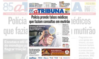 Imagem ilustrativa da imagem Confira os destaques do jornal A Tribuna desta quarta-feira