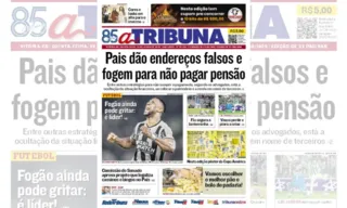 Imagem ilustrativa da imagem Confira os destaques do jornal A Tribuna desta quinta-feira