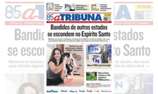 Imagem ilustrativa da imagem Confira os destaques do jornal A Tribuna desta segunda-feira