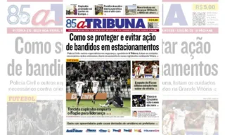 Imagem ilustrativa da imagem Confira os destaques do jornal A Tribuna desta segunda-feira