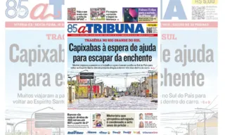 Imagem ilustrativa da imagem Confira os destaques do jornal A Tribuna desta sexta-feira