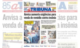 Imagem ilustrativa da imagem Confira os destaques do jornal A Tribuna desta terça-feira