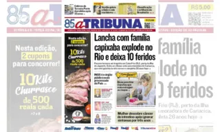 Imagem ilustrativa da imagem Confira os destaques do jornal A Tribuna desta terça-feira