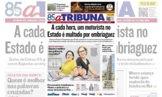 Imagem ilustrativa da imagem Confira os destaques do jornal A Tribuna deste sábado