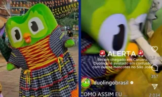 Imagem ilustrativa da imagem Duolingo, Abacaxi e Graviola brigam em Caruaru: veja o que aconteceu