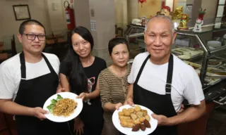 Imagem ilustrativa da imagem Família de Taiwan comanda restaurante vegetariano