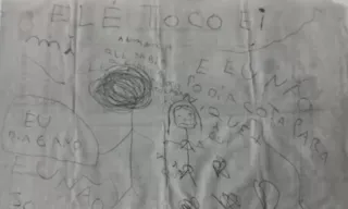 Imagem ilustrativa da imagem Menina desenha abusos sexuais e tio é preso após mãe encontrar papéis