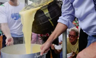 Imagem ilustrativa da imagem "Minitombo da polenta" em festa italiana na Praça do Papa neste sábado