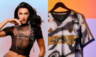 Imagem ilustrativa da imagem Pabllo Vittar assina nova coleção de uniformes da liga americana de futebol