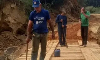 Imagem ilustrativa da imagem Vereadores ficam feridos após caírem de ponte no Sul do ES