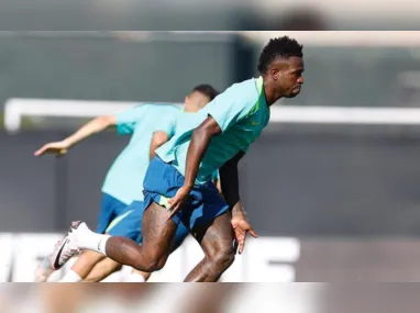 Luis Zubeldía durante treino do São Paulo