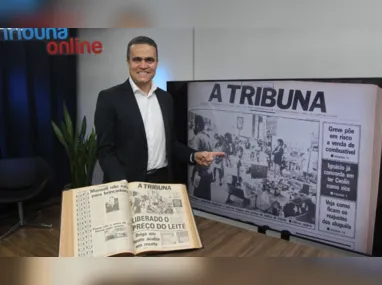 Imagem ilustrativa da imagem Empresário se emociona com capa de A Tribuna