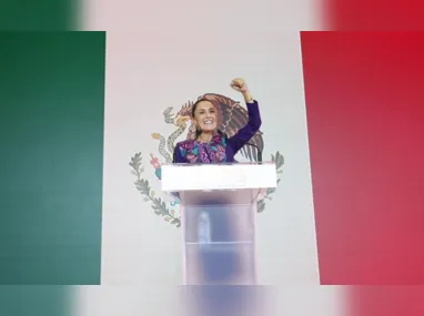Imagem ilustrativa da imagem "Eu me tornarei a primeira mulher presidente do México", diz Claudia Sheinbaum