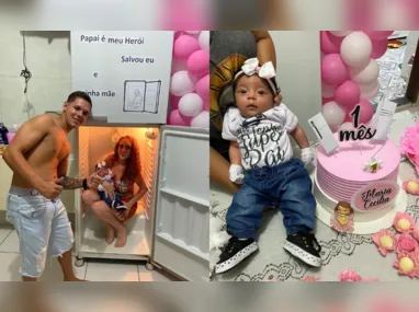 Homenagem foi registrada em vídeo  pelo filho de Lúcia, Allan Rocha, e postado nas redes sociais