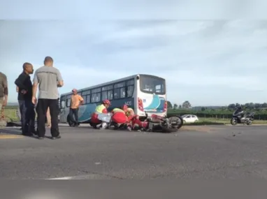 Motociclista morreu no local do acidente