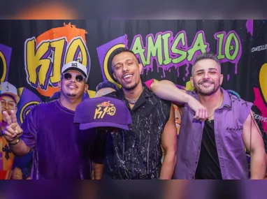 Gustavo Mioto canta seus sucessos hoje no evento. Já Os Barões da Pisadinha fazem show amanhã