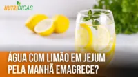 Imagem ilustrativa da imagem Água com limão em jejum pela manhã emagrece? | Nutridicas #48