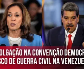 Imagem ilustrativa da imagem Empolgação na convenção democrata e risco de guerra civil na Venezuela