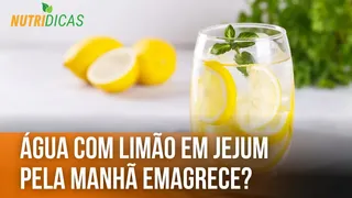 Imagem ilustrativa da imagem Água com limão em jejum pela manhã emagrece? | Nutridicas #48