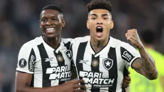 Imagem ilustrativa da imagem MELHORES MOMENTOS | Botafogo vence Palmeiras e sai em vantagem na Libertadores