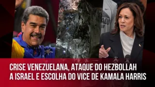 Imagem ilustrativa da imagem Crise na Venezuela, ataque do Hezbollah e escolha do vice de Kamala Harris