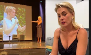 Imagem ilustrativa da imagem Ana Hickmann mostra hematomas e chora ao falar de violência doméstica