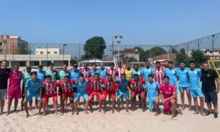 Imagem ilustrativa da imagem Anchieta vence, vai à semifinal e classifica Cariacica no Estadual de Beach Soccer